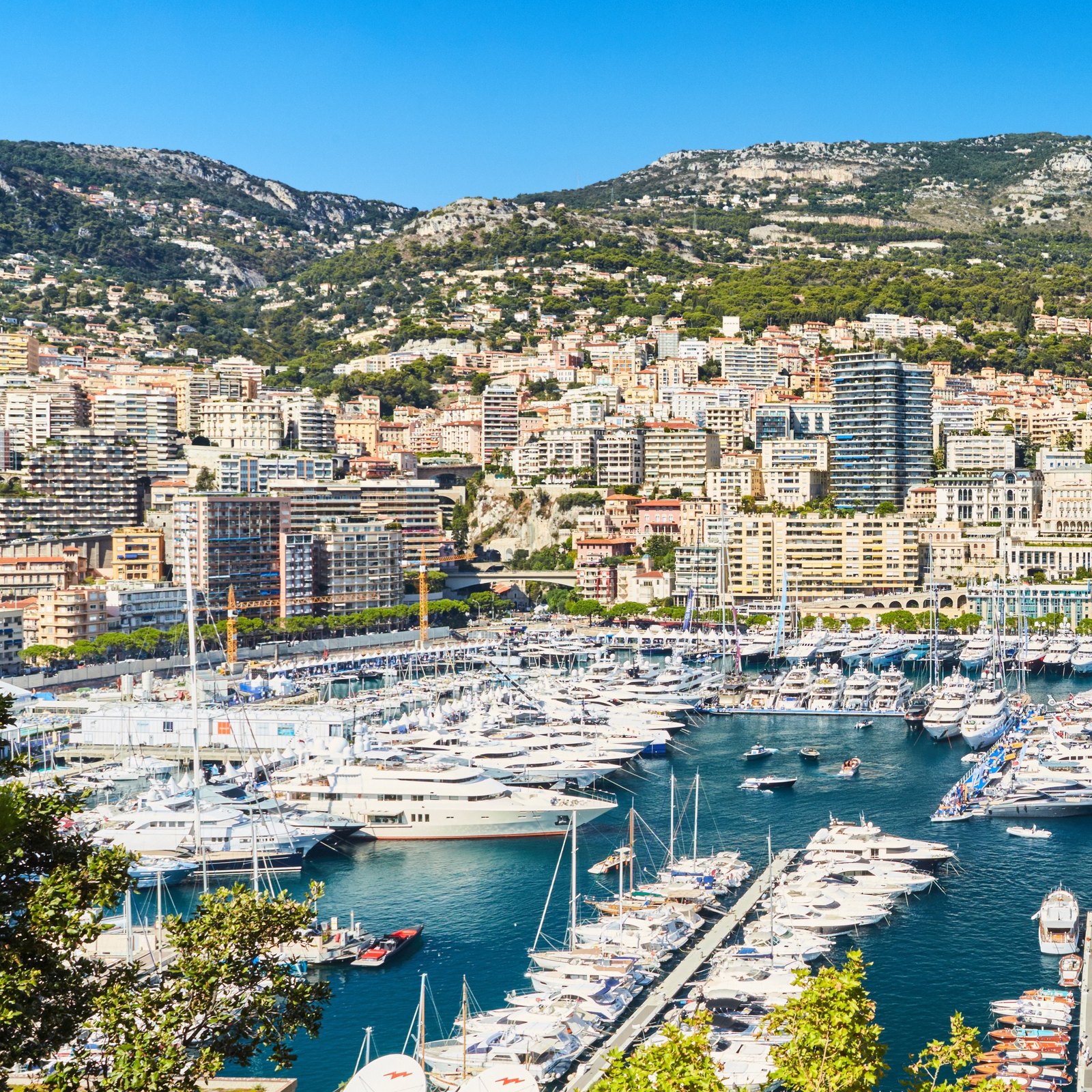 Monaco harbour and architecture